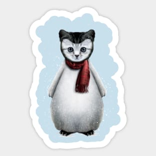 CAT PENGUIN Sticker